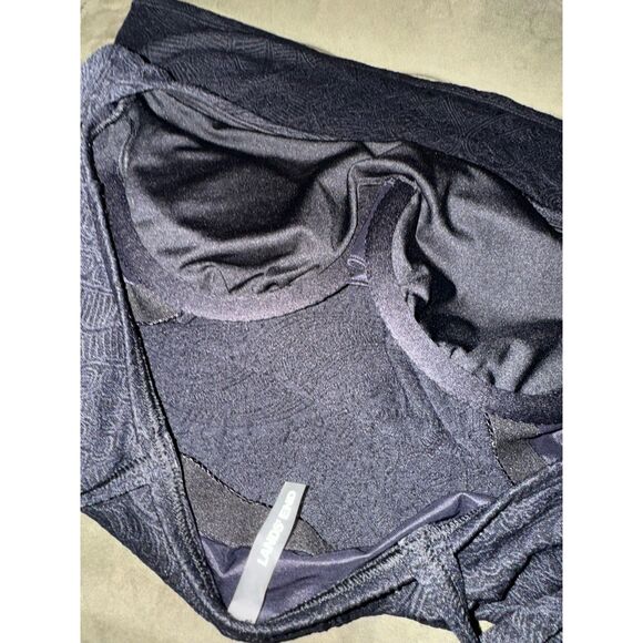 Land's End Paisley Textured Tank Top with Wired/Padded Under bra Sz 4 - Picture 4 of 6